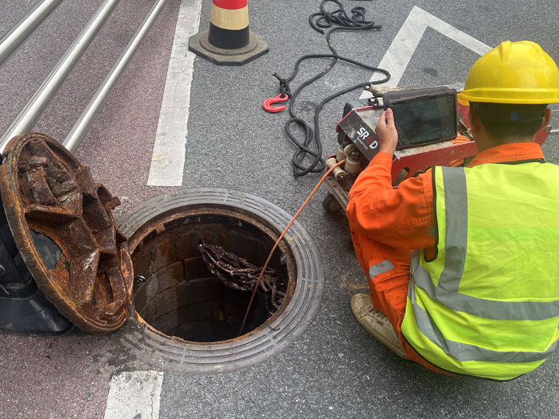 青石村市政管道内窥检测